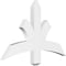Ekena Millwork Davenport Architectural Grade PVC Gable Bracket, 36"W x 22 1/2"H x 2"D x 4"F, 15/12 Pitch GBP036X23X0204DAV00 - alternate 1